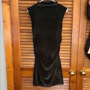 a new day Black velour mock neck Dress